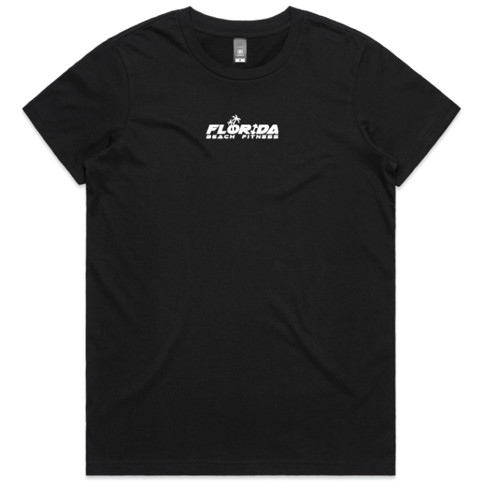 FBF Womens Official Logo Tee White Print