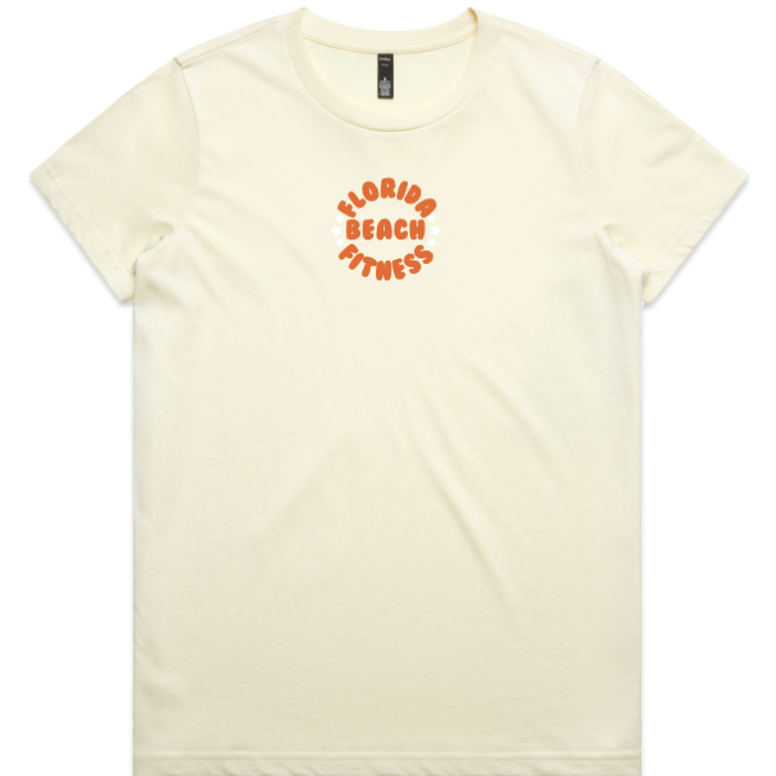 FBF Women's Bubble Tee Orange Ink