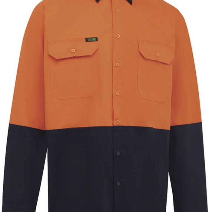 Hi Vis Lightweight Long Sleeve Adjustable Cuff Shirt